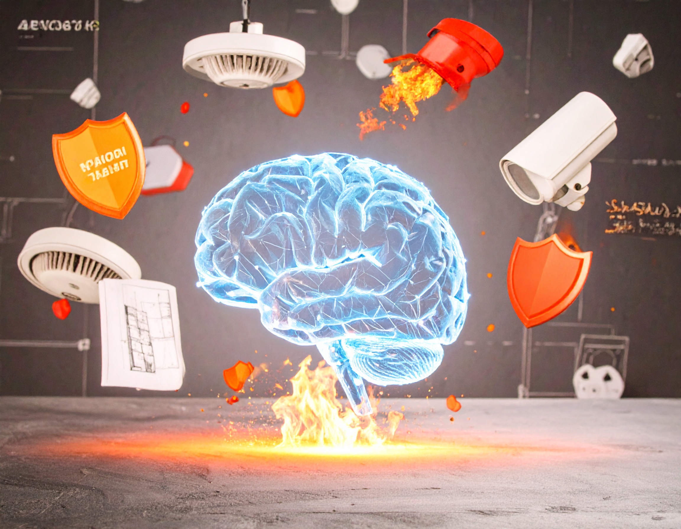 Our Team with AI overlays